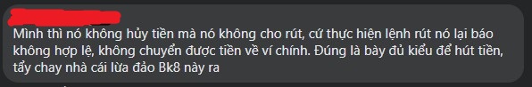BK8 lừa đảo khuyến mãi tân binh có đúng không?