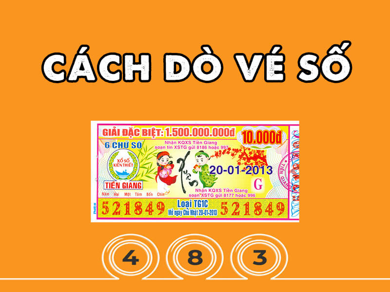 Hướng dẫn cách dò vé số